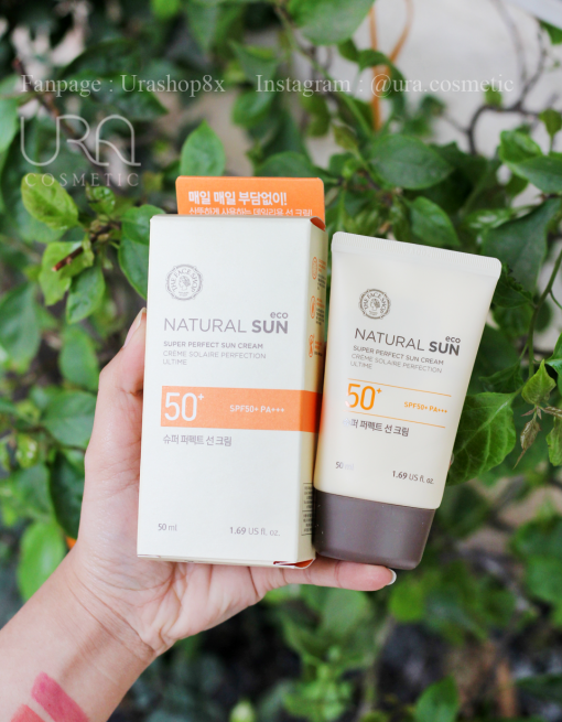 KEM CHỐNG NẮNG THE FACE SHOP ECO NATURE SUN  SUPER PERFECT SUNCREAM SPF 50+ PA+++