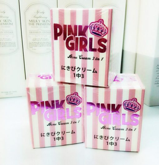 Gel trị mụn Pink Girl 3 trong 1