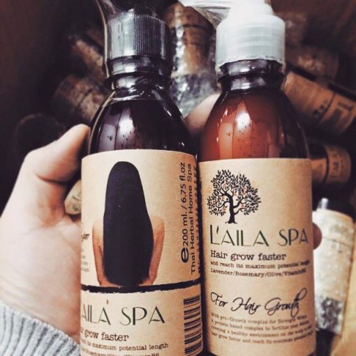 Bộ Dầu gội xả thảo mộc kích tóc laila spa