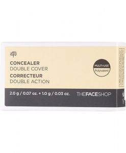 Che khuyết điểm 2 ô Concealer Double Cover TheFaceshop