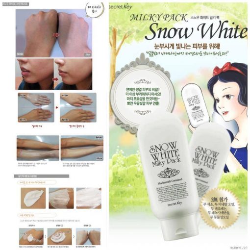 Tắm trắng Snowwhite milk pack