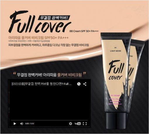 BB Cream Aritaum Full Cover BB Cream SPF50+ PA+++