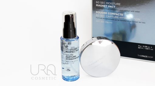 Set Phấn tươi + Xịt khoáng 60 SEC Magnetic Moisture Set The Face Shop