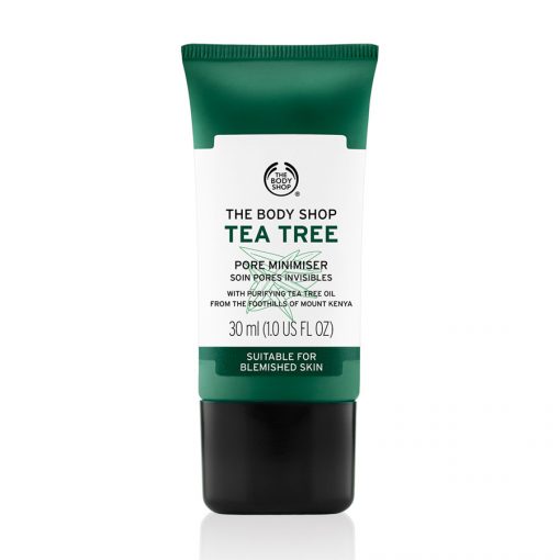Tinh chất kiêm kem lót Tea Tree Pore Minimiser The Body Shop