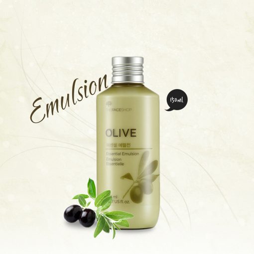 Sữa dưỡng The Face Shop OLIVE ESSENTIAL EMULSION