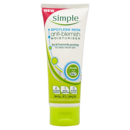 Kem Dưỡng Da Mụn Simple Spotless Skin Anti-Blemish Moisturiser