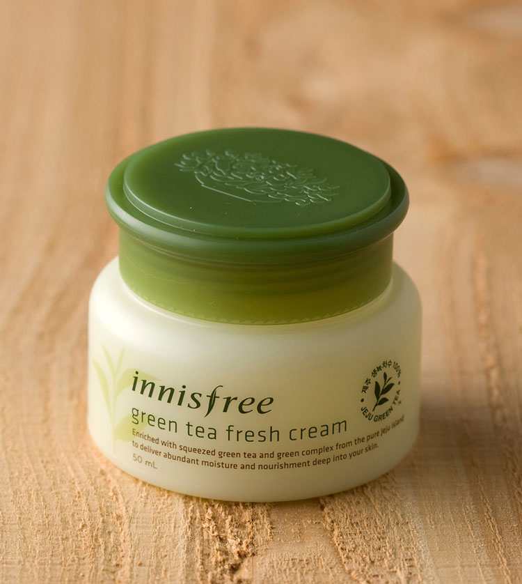 kem-duong-da-Innisfree-Green-Tea-Fresh-Cream-2