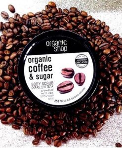 tẩy da chết toàn thân Organic coffee & sugar
