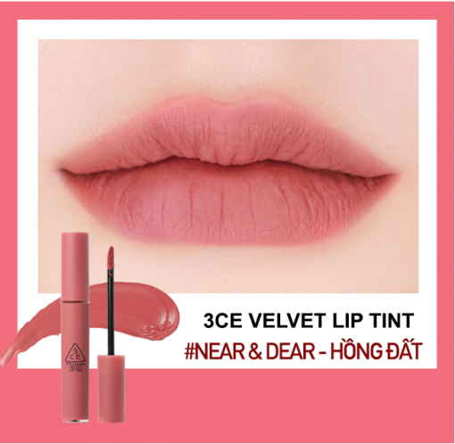 Son kem lì 3CE Velvet lip Tint - NearandDear
