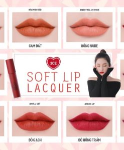 3CE SOFT LIP LACQUER #NULL SET