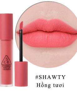 Son 3CE Kem Soft Lip Lacquer Màu Shawty