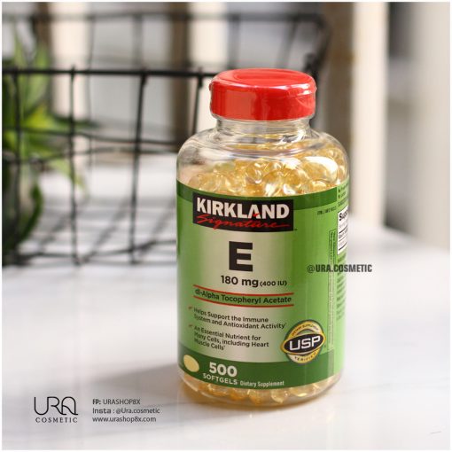 Vitamin E Thiên Nhiên 400 I.U Kirkland Signature 500 Viên