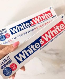 Kem đánh răng White & White của Nhật Lion 150gr