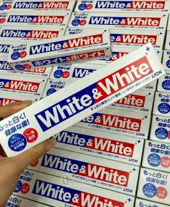 Kem đánh răng White & White của Nhật Lion 150gr