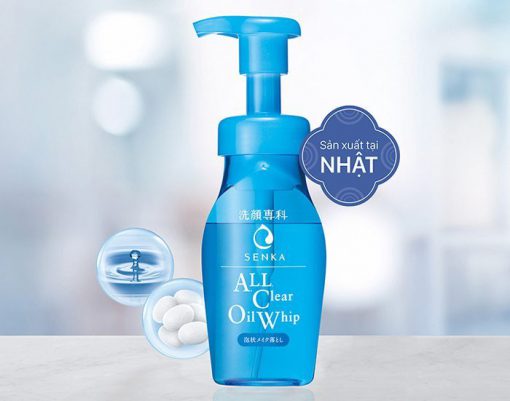 Dầu tẩy trang dạng bọt Senka A.L.L Clear Oil Whip 150ml