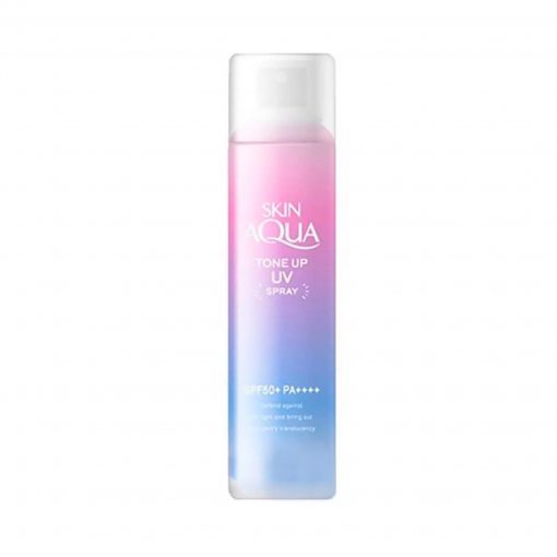 Xịt Chống Nắng Rohto Skin Aqua Tone Up UV Spray SPF 50 70g