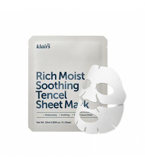 Mask giấy Dear Klairs Rich Moist Soothing Tencel Sheet Mask (lẻ miếng)