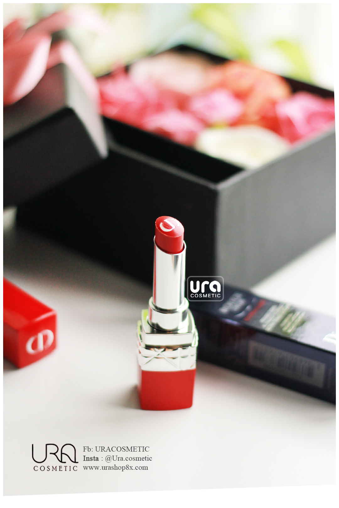 Son Dior  Rouge Dior Ultra Rouge màu Ultra Dior 999  Đỏ cổ điển Vỏ xanh   KYOVN
